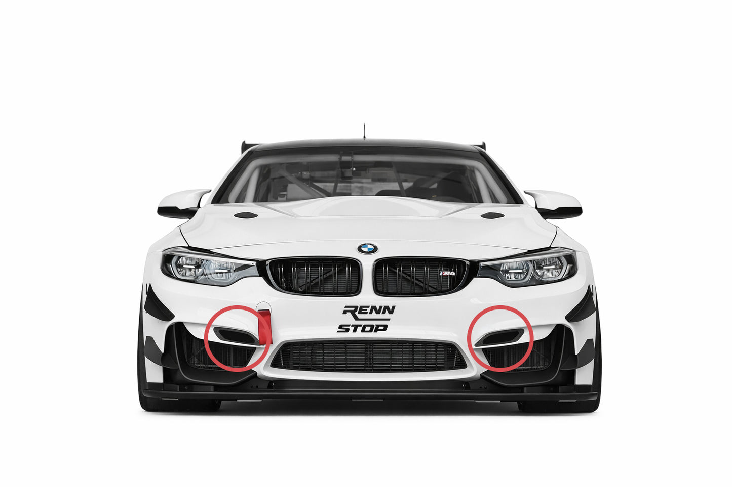 F8X M3 / M4 GT4 Brake Ducts - Front Bumper (F80 / F82)
