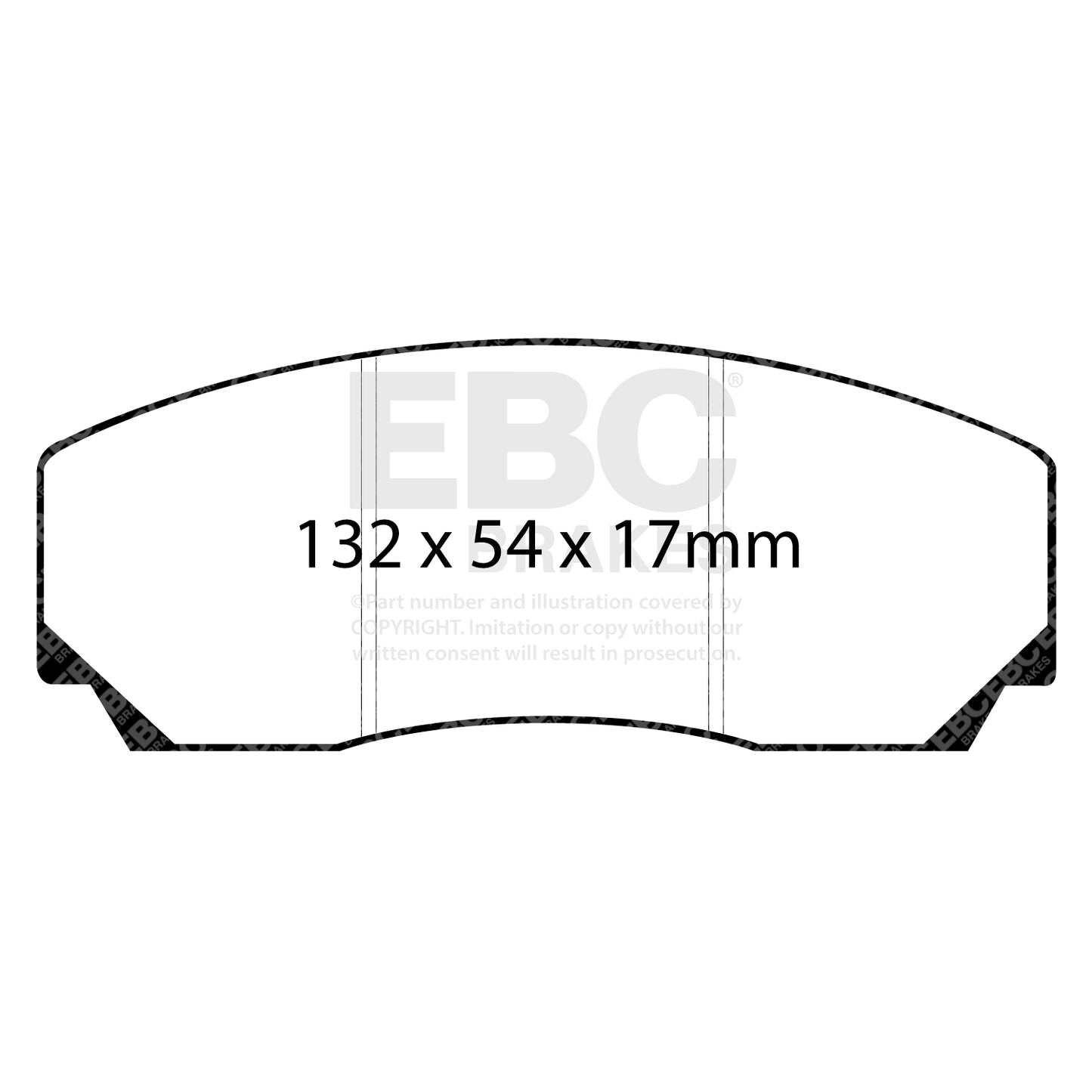 EBC Brakes SR21 Sintered Race Pad (DP8002.17SR21)