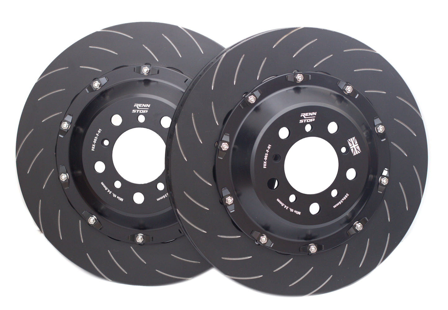 F8X 380x36mm Front AP Racing Pro 5000R Big Brake Kit