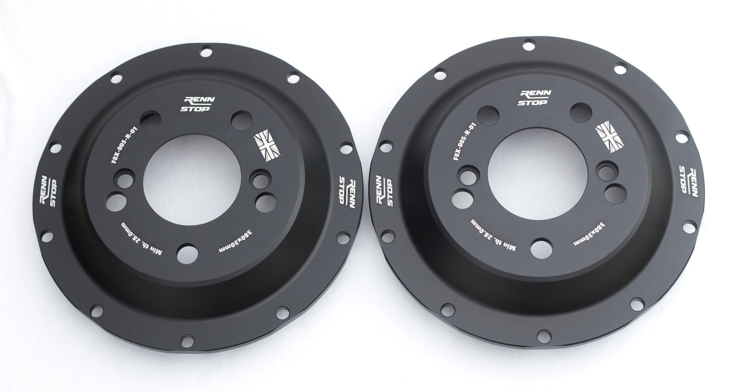 F8X Rear 380x30mm AP Racing Pro 5000R Brake kit - Bells, Brackets & Lines (BMW M2 / M3 / M4)